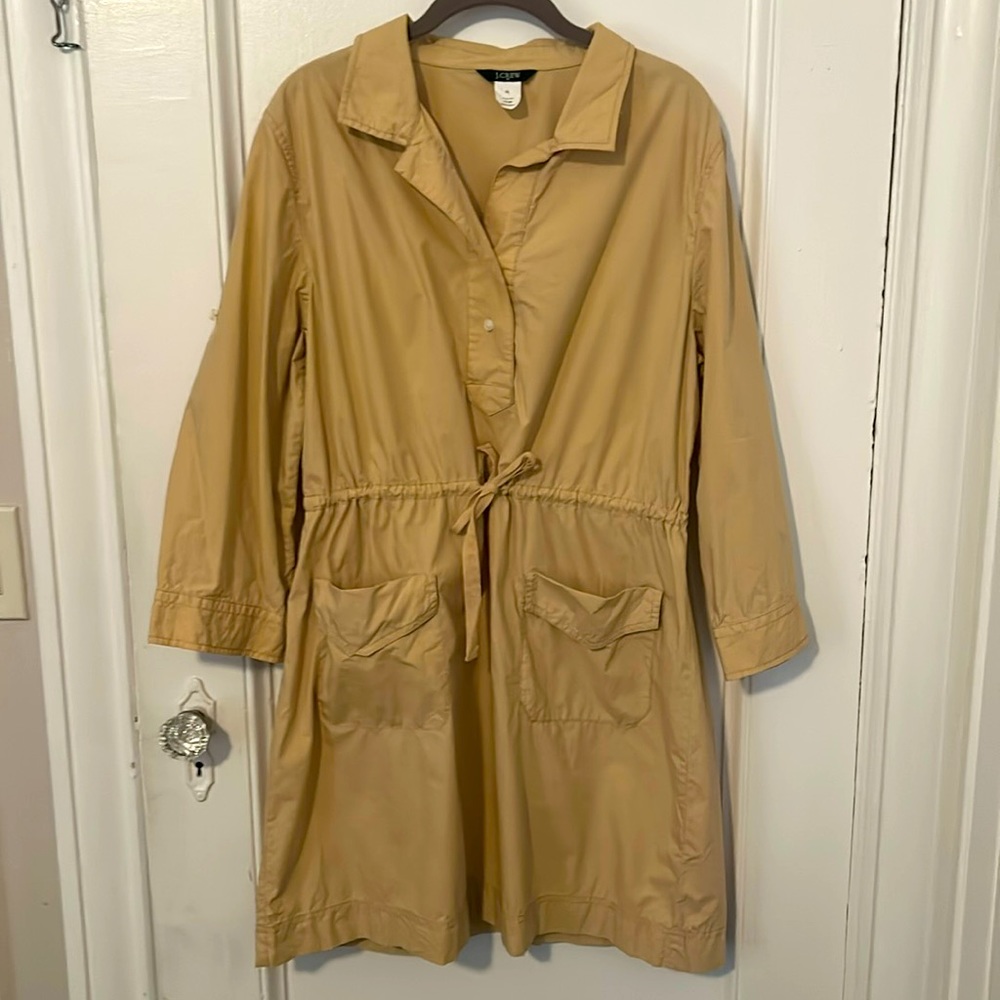 Cute Safari inspired JCrew khaki dress